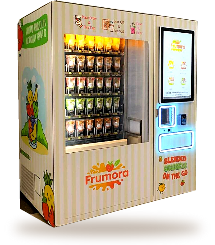 Frumora fully automatic smoothie vending machine